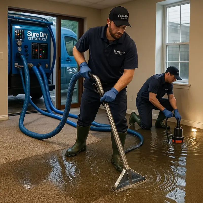 Water Extraction and Removal process in Bradford, TN